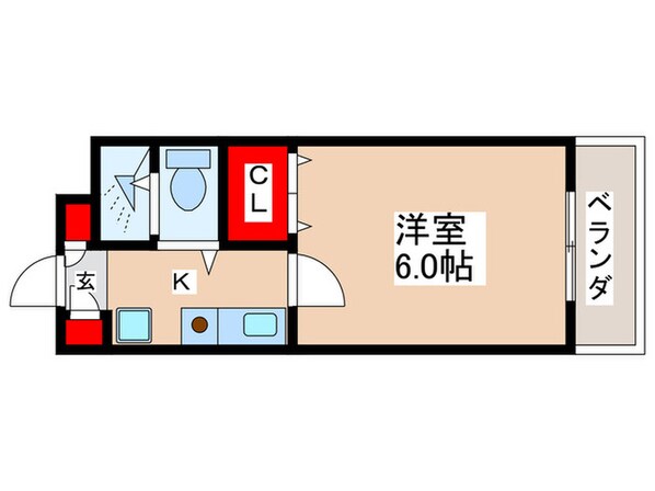 シルフィード昭島Ⅱ（408）の物件間取画像